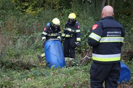 Gedumpte vaten aangetroffen in recreatiegebied Spaarnwoude