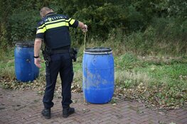 Gedumpte vaten aangetroffen in recreatiegebied Spaarnwoude