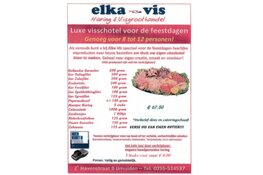 Luxe visschotel voor de feestdagen bij Elka Vis