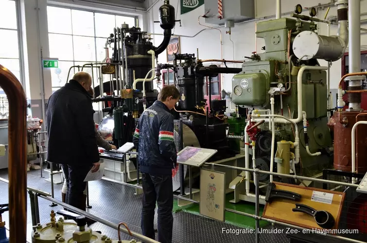 Motorendraaimiddag in het IJmuider Zee- en Havenmuseum