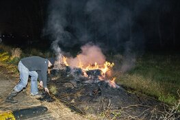 Scheepsbrand blijkt buitenbrandje te zijn in Velserbroek